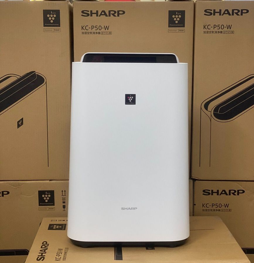 特価】 SHARP 加湿空気清浄機 KC-P50-W WHITE - 冷暖房・空調