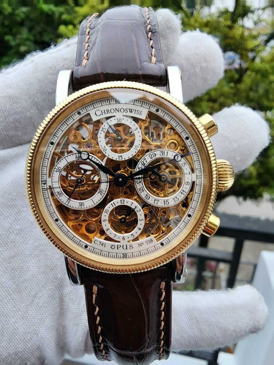 Chronoswiss Opus Skeleton Chronograph 18k Rose Gold